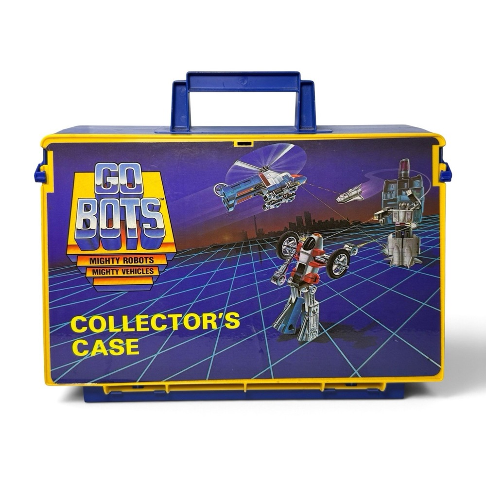 Vintage 1984 Tonka Go Bots Collector Case W/ Original Target Price Label